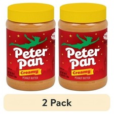  2 pack  Creamy Peanut Butter Spread, Smooth, Gluten-Free, 40 oz Jar