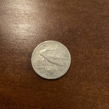 COIN, 1909 Kingdom of Italy 20c FLIGHT Pre-Fascist era 