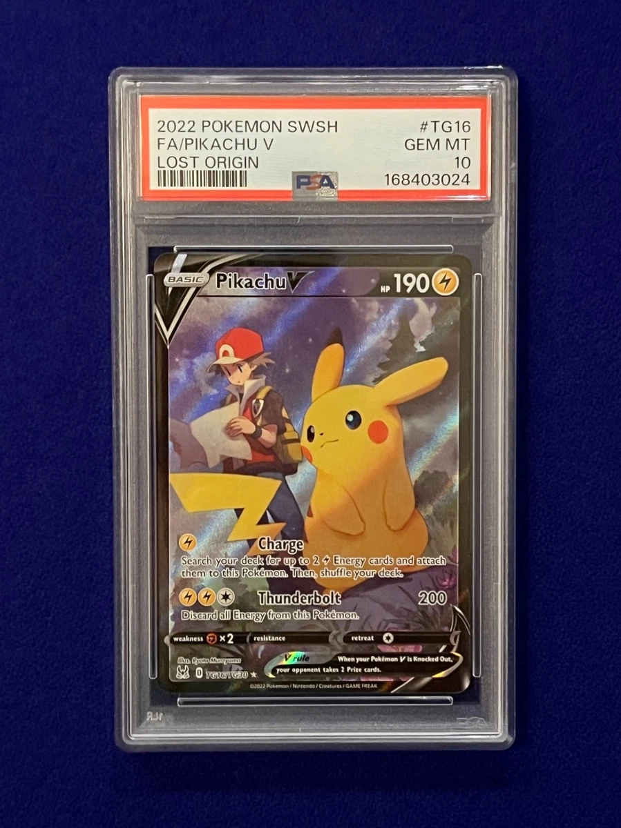Pikachu V TG16/TG30 Swsh11: Lost Origin Trainer Gallery for sale