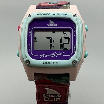 Freestyle Shark Clip Unisex Watch 37mm Gray Digital Multicolor Nylon FS101180