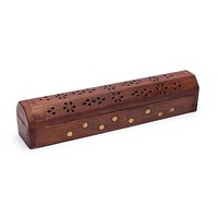 RäUcher Set RäUcherstäBchenhalter/Dose Blumen -- 30 Cm + RäUcherstäBchen Satya S