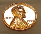 1958 Gem Proof  Lincoln Wheat Cent EYE CANDY Blazing Red Beauty #611 ~ 10