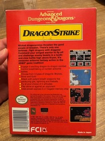 Advanced Dungeons & Dragons: DragonStrike (Nintendo NES) CIB complete video game