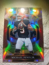2025 Panini Select - Concourse Michael Penix Jr. #46 Silver Prizm