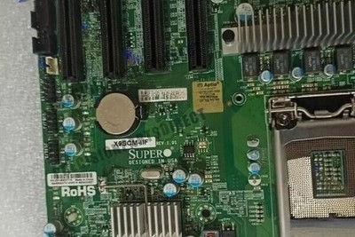 1PC NEW X9SCM-iif 1155-Pin C204 1200 I3 Single Channel MATX Mini Motherboard