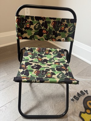 【新品、未使用】BABY MILO FOLDABLE CHAIR BAPE Baby Milo KIDS Green Camo Foldable Chair | eBay