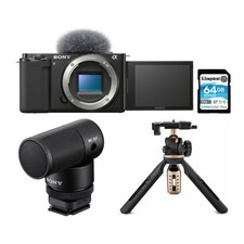 Sony Alpha ZVE10 APS C Mirrorless Vlog Camera Bundle Vlogger