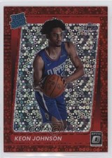 2021-22 Donruss Optic Rated Rookie Fast Break Red Prizm 39/85 Keon Johnson 0ey4