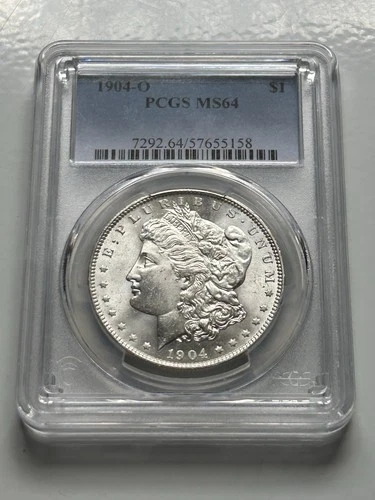 1904-O Morgan Silver Dollar New Orleans PCGS MS64