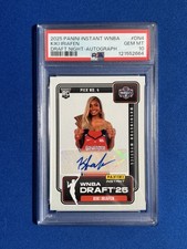 KIKI IRIAFEN 2025 PANINI INSTANT WNBA DRAFT NIGHT AUTO RC #47/99 PSA 10 MYSTICS
