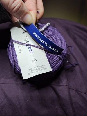 1 Skein Malabrigo Merino Sock Violeta Africana Wool Super wash