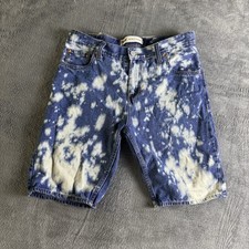 Levi's Slim Fit Shorts boys 20 reg denim bleached shorts