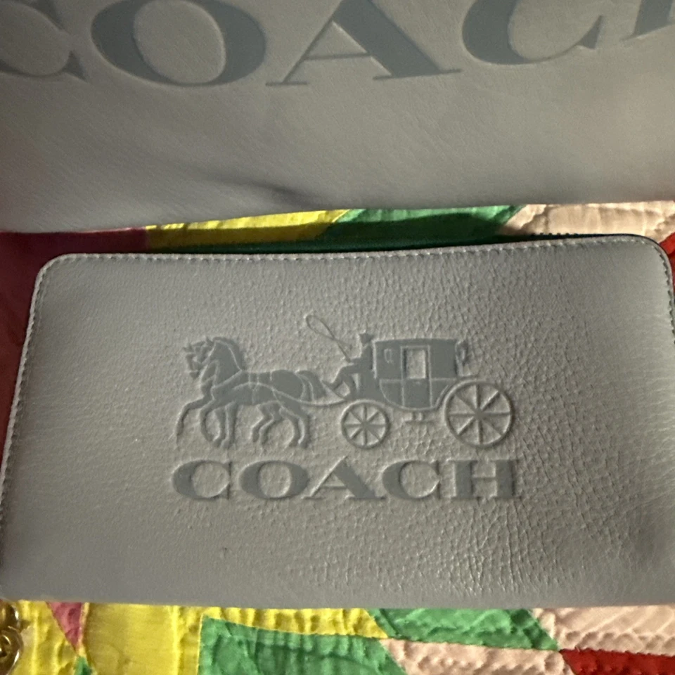 蔻驰27 C5775三色马车皮革双肩带托特包 — 第 2/4 张图片