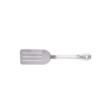 Browne 573716 6 in x 3 in Stainless Steel Slotted Pancake Turner