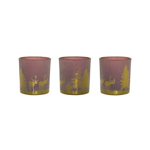 With Woodland Scene (set Of 3)