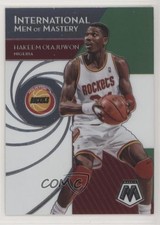 2019-20 Panini Mosaic International Men of Mastery Hakeem Olajuwon #7 HOF g9z