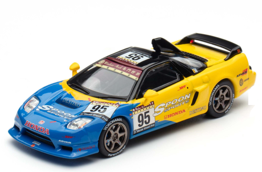 HONDA PIAA NSX-GTミニカー Pop Race 1:64 Honda NSX-R GT Macau GP Spoon Tokyo Auto Salon HK