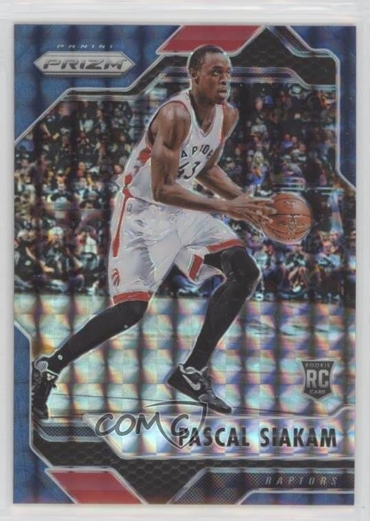 2016-17 Panini Prizm Mosaic Blue Pascal Siakam #72 Rookie RC 00rs