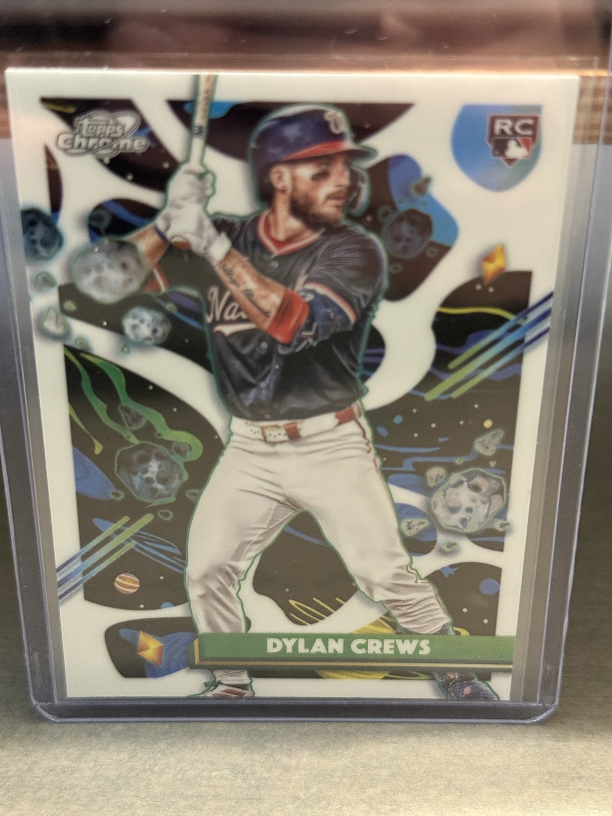 2025 Topps Cosmic Chrome - Dylan Crews #194 White Hole Refractor (RC)