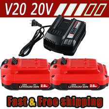 20V For Craftsman V20 20 Volt MAX Li-ion Battery CMCB204 CMCB202 OR Charger NEW
