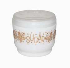 VTG Corelle Gemco Butterfly Gold Sugar Bowl NO Silver Lid USA Replacement