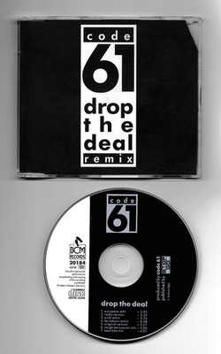 Code 61 - Drop The Deal (Remix) CD Original V. Beat Box Mix Acid Remix SEHR GUT