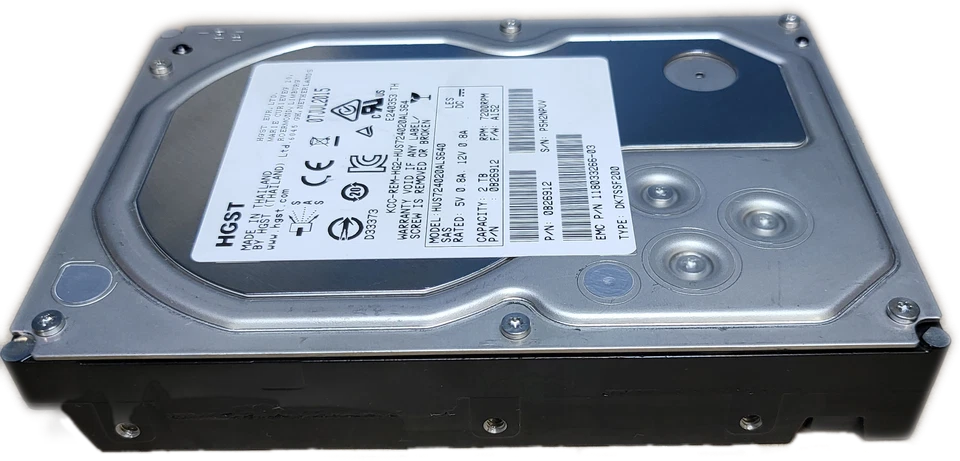 Hitachi HUS724020ALS640 2TB 3.5" SAS HDD - Image 2 of 4