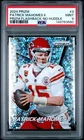 2024 Panini Prizm - Prizm Flashback Patrick Mahomes II #3 No Huddle Prizm PSA 9