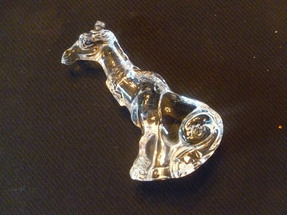 Princess House Crystal Treasures Germany Giraffe 4 inch clear eBay