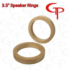 3.5" inch Speaker Rings MDF GP Car Audio Mounting Spacer ring 1 PAIR