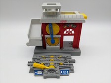 Fisher Price 2005 GeoTrax Workin' Town Railway Train Work Mill Factory H3464