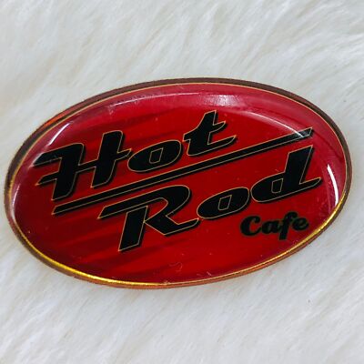 Hot Rod Cafe Post Falls Idaho Souvenir Enamel Lapel Pin