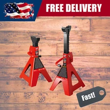 BIG RED 12 Ton (24,000 lbs) Capacity 1 Pair Torin Steel Jack Stands