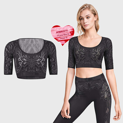 Wolford Om Crop Top   S   black / ash ... modisches Body-Mapping-Highlight