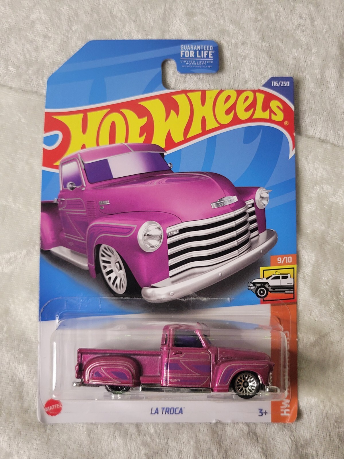 2022 Hot Wheels. HW Hot Trucks La Troca. Purple. HCX77-M9C0Q