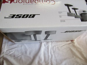 Bose Companion 5 Multimedia Speaker System Graphite Silver Ln Ebay