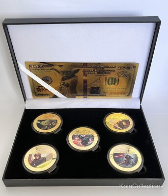 Star Wars Master Yoda Gold Plated 40th Anniversary Empire Strikes Back Box Set