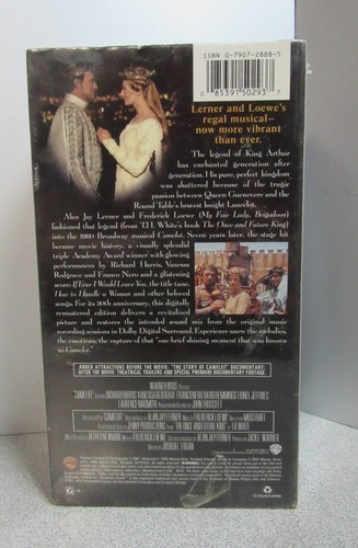 Camelot VHS 30th Anniversary Remastered Version 2 Tapes *NEW* Richard Harris 19M - Picture 2 of 4