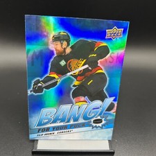2024-25 UD Series 2 Bang! For Your Puck #3 Filip Hronek Vancouver Canucks