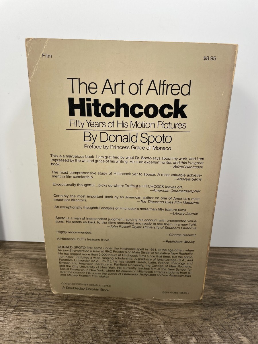 The Art of Alfred Hitchcock by Donald Spoto Soft BK/w/ 4