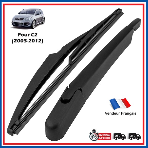 Besen + Wischerarm Hinten FüR CitroËN C2 6429W3 6429.W3 1635156080-image