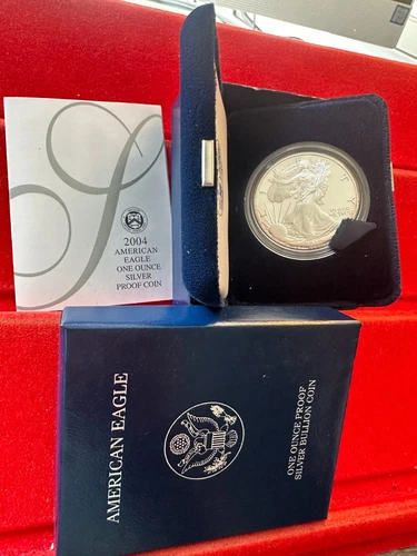 Photo of a 2003-W American Silver Eagle Proof from an eBay listing that sold on Jul 21, 2026