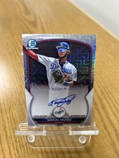 2023 Bowman Chrome - Mega Box Chrome Mojo Autographs #BCMA-SM Samuel Munoz 