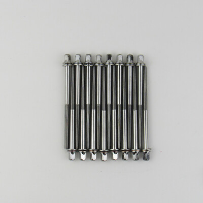 16 Drum Tension Rods 85mm (3 3/8'') with Washers Chrome Finish (16PCS/PACK) 