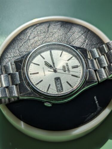 STAINLESS STEEL Seiko Automatic Watch 21 Jewels 7S26-3100 Day/Date SKXJ63 - Picture 2 of 8