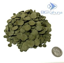 SINKING SPIRULINA ALGAE WAFERS TROPICAL FISH FOOD - MIXED SIZES - 12MM  8MM