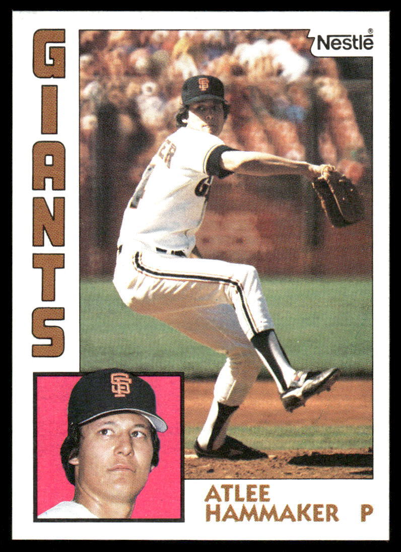 1984 Topps Nestle #85 Atlee Hammaker - EXMT