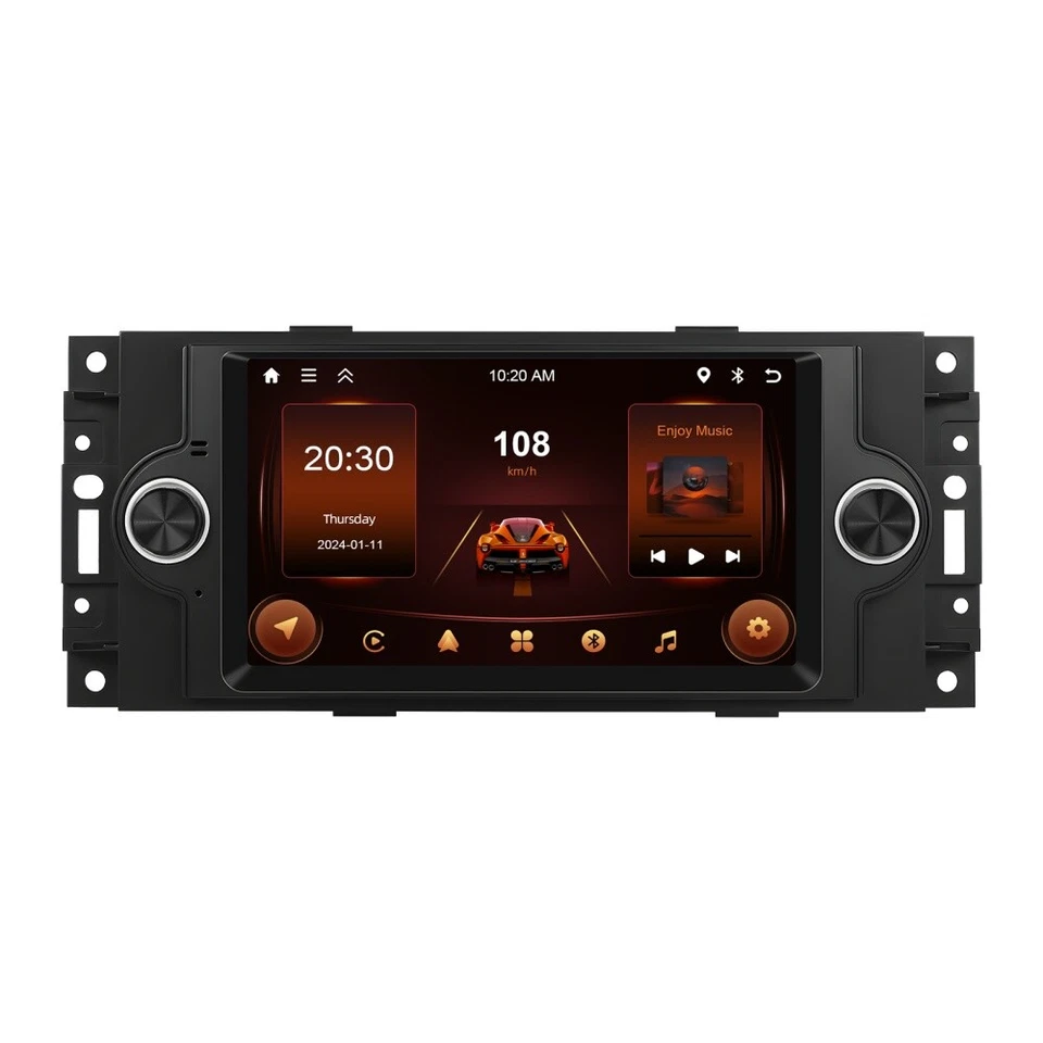 Für Chrysler PT Cruiser 300C Dodge Jeep Commander Android 13 Autoradio GPS WIFI - Bild 2 von 4