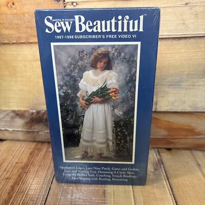 Sew Beautiful Martha Pullen VHS Sealed