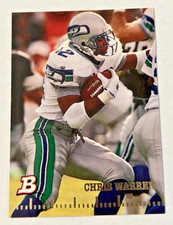 1994 Topps Bowman NFL Trading Card #38 Chris Warren Seattle Seahawks